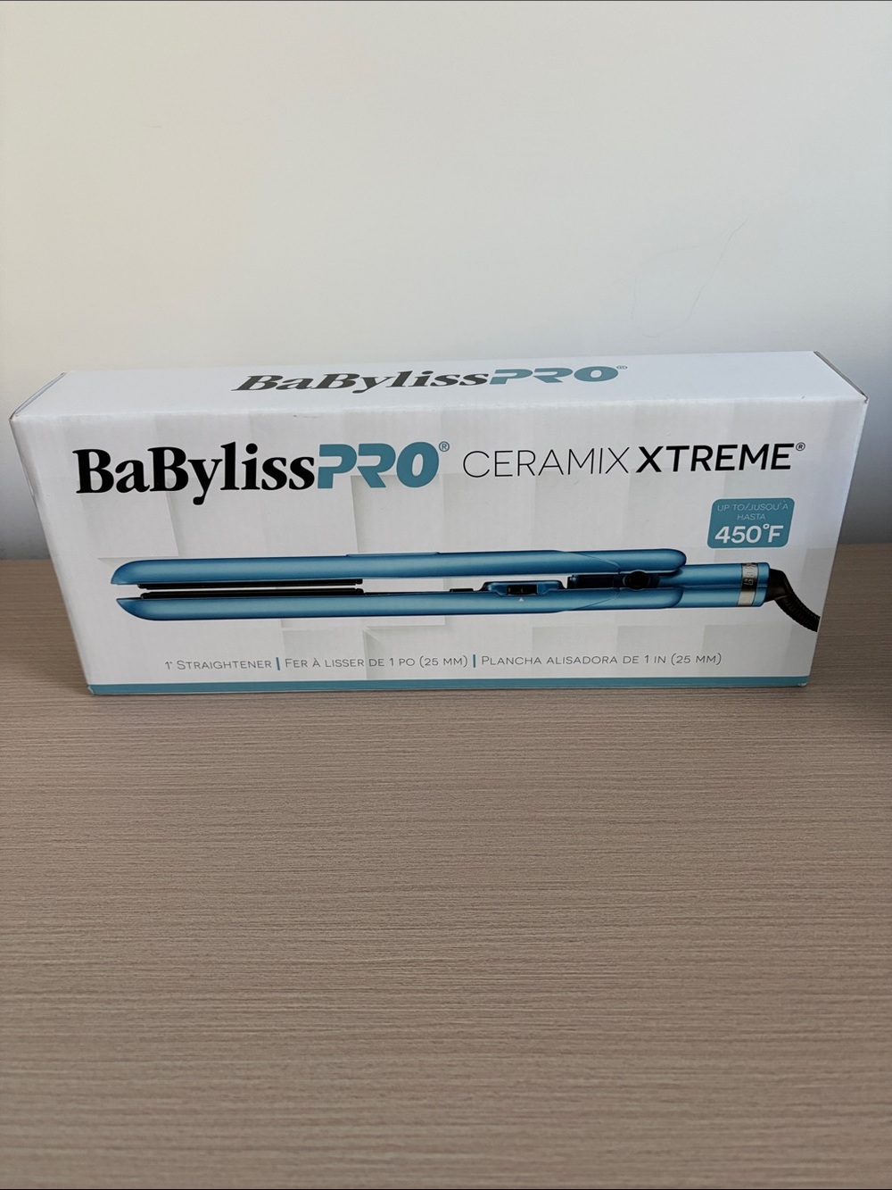 Babyliss 1” hair straightener new